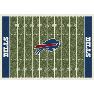 Milliken Rectangular Multicolor Sports Tufted Area Rug (Common 4 ft x 6 ft; Actual 3.83 ft x 5.33 ft)
