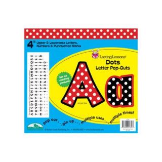 Barker Creek & Lasting Lessons Dots Pop outs Letters & Numbers