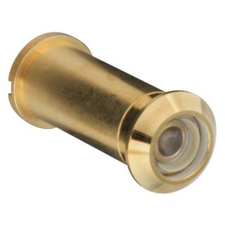 National 1/2 in 160 Degree Polished Brass Entry Door Viewer
