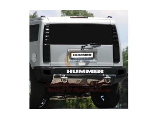 Hummer H2 Rear Bumper Letters Insert White