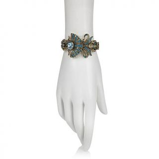 Heidi Daus "Magical Mimosa" Crystal Accented Bangle Bracelet   7568940