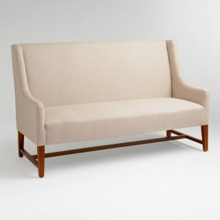 Linen Hayden Dining Banquette