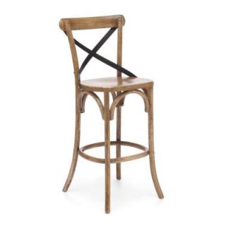ZUO Union Natural Square Bar Chair 98021