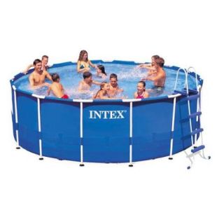 Intex 15' x 48" Metal Frame Swimming Pool Set w/ 1000 Pump  28235EH