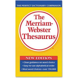 Merriam Webster Paperback Thesaurus, Dictionary Companion