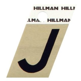 The Hillman Group 1 1/2 in. Aluminum Angle Cut Letter J 840512