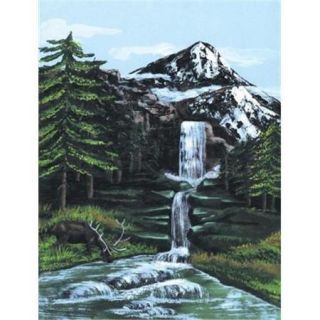 Royal & Langnickel PCS1 Painting by Numbers 9 x 12 Artist Canvas Series Set Mountain Waterfall