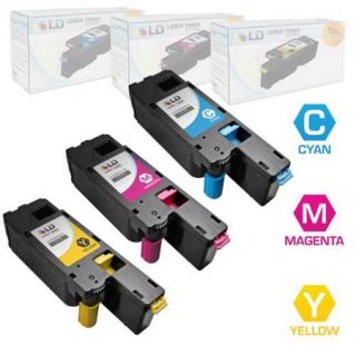 LD Compatible Replacements for Dell Color Laser C1660w Set of 3 Laser Toner Cartridges Includes 1 332 0400 Cyan, 1 332 0401 Magenta, and 1 332 0402 Yellow