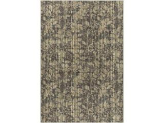 1.85' x 2.9'  Efforescent Bamboo Olive, Hunter Green and Sandy Brown Area Throw Rug