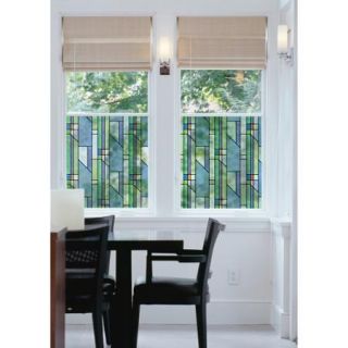 Brewster Geometrics Peel and Stick Window Film