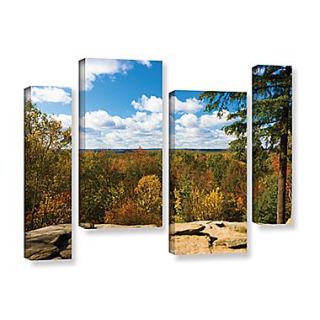 ArtWall Virginia Kendall 4 Piece Gallery Wrapped Canvas Staggered Set 36 x 54 (0yor060i3654w)