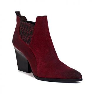 Donald J. Pliner "Vale" Suede Bootie with Leather Inserts   7824637