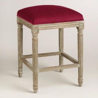 Merlot Paige Backless Counter Stool