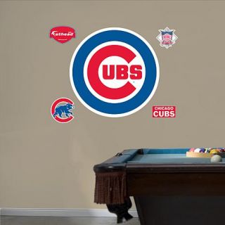 MLB Team Logo Wall Decals by Fathead   Chicago Cubs   7783110