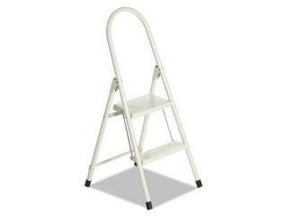 #560 Steel Qwik Step Platform Ladder, 16 7/8w x 19 1/2 Spread x 41h, Almond