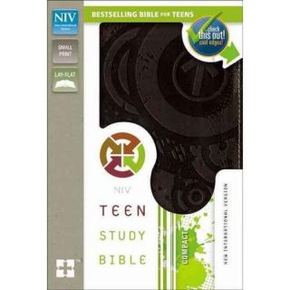 Holy Bible New International Version, Teen Study Bible, Espresso, Italian Duo Tone