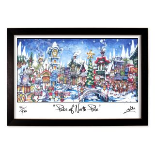 North Pole by Brian McKelvey Frame Painting Print