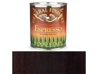 General Finishes Water Based Wood Espresso Stain, Quart
