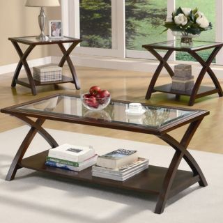 Andover Mills Aberdeen 3 Piece Coffee Table Set