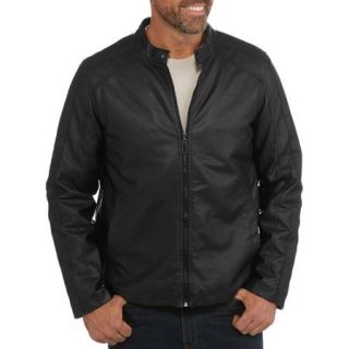 Men's Faux Leather Moto Jacket
