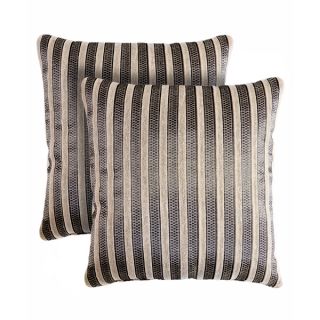 Slumber Shop Richmond Stripe Decorative 18 inch Throw Pillow (Set of 2