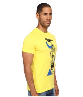 DSQUARED2 Palm Reader Sexy Slim Fit Tee Yellow