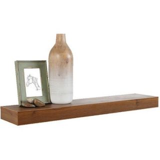 Plank Floating Wall Shelf, Oak, 35.4"