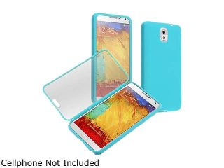 Insten Blue / Clear Frosted Cover Book TPU Case compatible with Samsung Galaxy Note 3 III N9000 1789415