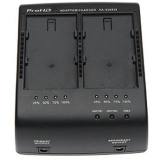 JVC Dual Battery Charger/AC Adaptor with LED Charge AA S3602I