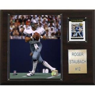 C & I Collectables 1215STAUBACH NFL Roger Staubach Dallas Cowboys Player Plaque
