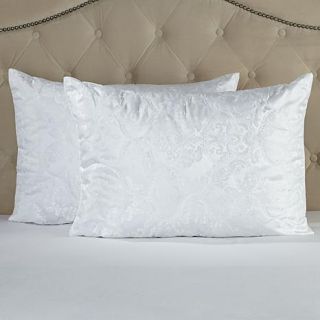 Concierge Collection 2 pack Jacquard Damask Pillows   Jumbo   7881011