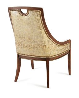 Massoud Gia Dining Chair & Donabella Dining Table