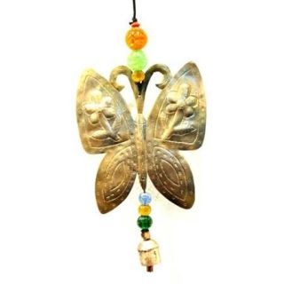 Handmade Big Butterfly Wind Chime (India)