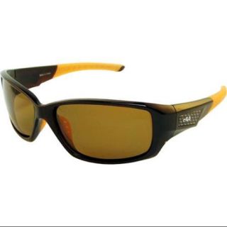 Fila Men's SF003P Polarized Sunglasses Brown Brown Lens