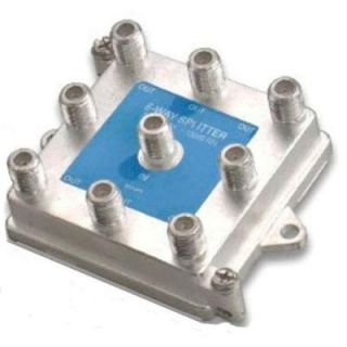 Leviton Structured Media 1x6 (6 Way) 1GHz White Passive Video Splitter DISCONTINUED 070 47690 006
