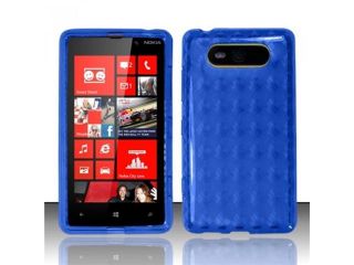 BJ For Nokia Lumia 820 TPU Gel Candy Case Cover w/ Pattern   Smoke