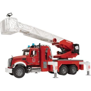 Bruder MACK Granite Fire Engine with Water Pump - Fire Truck, 116 Scale, Model# 02821  Cars   Trucks