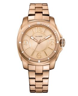 Tommy Hilfiger Watch, Womens Rose Gold Tone Stainless Steel Bracelet