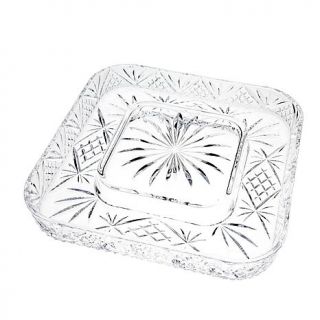 Jeffrey Banks Crystal Cheese and Cracker Server   7895905