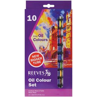 Reeves Oil Paint Tubes, 10Pk