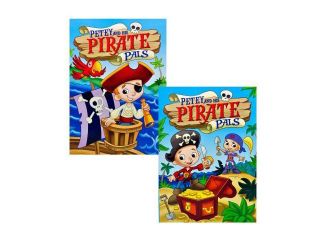 Petey and His Pirate Pals Coloring Book   Set of 24 (School Office Supplies Books)   Wholesale