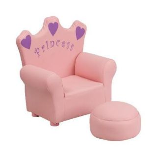 Kids Pink Princess Chair FLSHR19GG