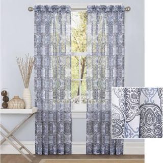 Better Homes and Gardens Medallions Sheer Curtain Panel