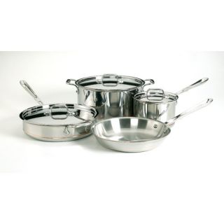 All Clad Copper Core 7 Piece Cookware Set