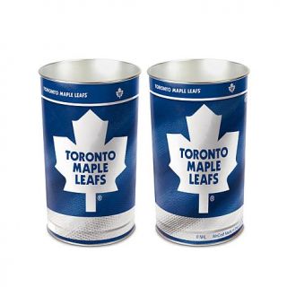 NHL Team Logo Tapered Wastebasket   Toronto Maple Leafs   7800322