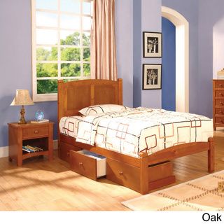 Furniture of America Lancaster Full size Bed/ Underbed Drawers/ Night