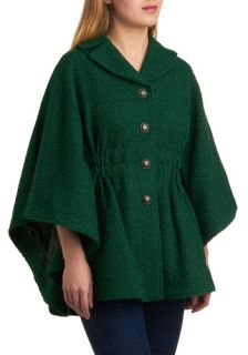 You're Golden Cape in Green  Mod Retro Vintage Jackets