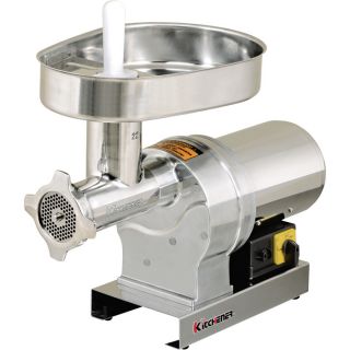 Kitchener Electric Meat Grinder — #22 Stainless Steel, 1 HP  Electric Meat Grinders