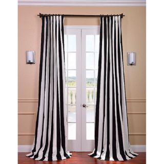 Cabana Black Stripe Cotton Curtain Panel   Shopping   Great