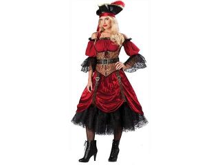 Swash Buckling Scarlet Women's Pirate Costume